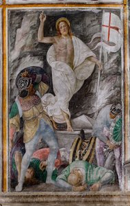 Détail de la Résurrection du Christ, de La vie et la Passion du Christ - Gaudenzio Ferrari