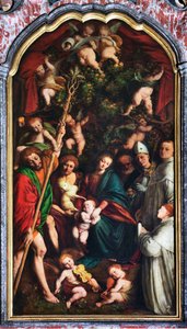 Madone avec des saints ou Madone des Oranges