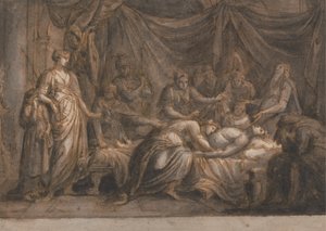 Andromaque pleurant la mort d