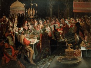 Festin de Balthazar, 1600-10