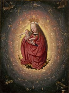 La glorification de la Vierge, 1490-1495