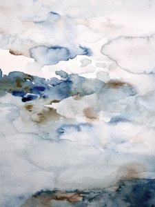 Bleus sereins et fluides