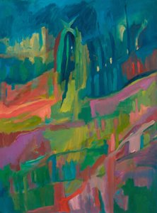 Sud de la France, chapelle, 2024 (huile sur toile)