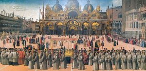 Procession sur la place Saint-Marc - Gentile Bellini