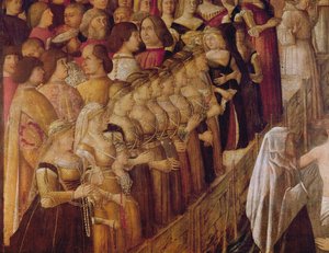 Le Miracle de la Croix au Pont de Saint Lorenzo (détail) - Gentile Bellini