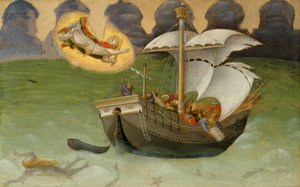 Saint Nicolas sauve le navire de la tempête