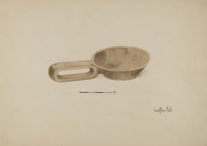 Louche en bois huilé - Geoffrey Holt