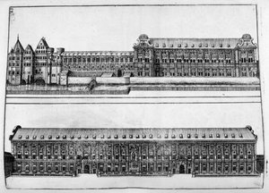 Conception de château, 1664 - Georg Andreas Bockler