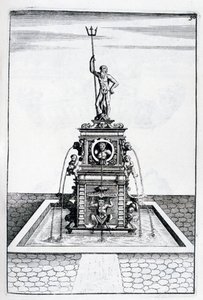 Conception de fontaine, 1664 - Georg Andreas Bockler