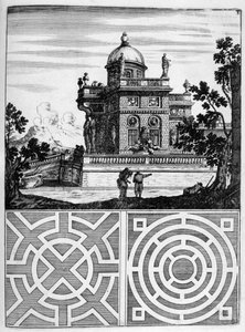 Conception de maison et jardin, 1664 - Georg Andreas Bockler