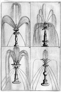 Conception de fontaine ornementale, 1664