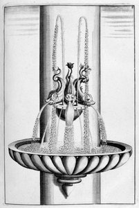 Conception de fontaine ornementale, 1664