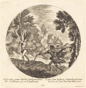 Daphné se transformant en laurier - Georg Andreas Wolfgang the Elder