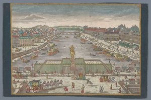 Vue du Pont Neuf sur la Seine à Paris, en direction du Pont Royal