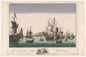 Vue sur le port de Batavia (Havengezichten)