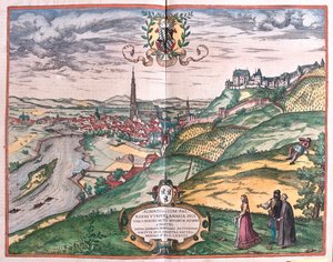 Colonia, Allemagne - dans "Civitates Orbis Terrarum" de Georg Braun, Cologne 1617