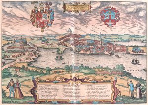 Allemagne du Nord - dans "Civitates Orbis Terrarum" de Georg Braun, Cologne 1617 - Georg Braun