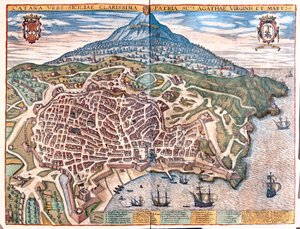 Palmanova, Italie - dans "Civitates Orbis Terrarum" de Georg Braun, Cologne 1617 - Georg Braun