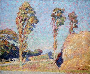 Peupliers dans le vent - Georg Burmester