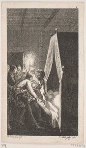 Vignette de titre pour Smollett "Les Aventures de Peregrine Pickle" - Georg Christian Schule