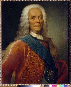 Portrait du prince Vasili Vladimirovich Dolgorukov (1667-1746) (détail)