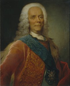 Portrait du prince Vasili Vladimirovich Dolgorukov 1667-1746, avant 1746
