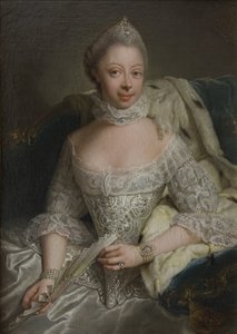 Portrait de la princesse Charlotte de Mecklembourg-Strelitz (1744-1818), reine de Grande-Bretagne