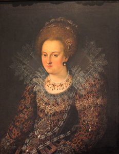 Allemand : Portrait Barbara Sophia von Brandenburg Portrait Barbara Sophie de Brandenburg - Georg Donauer