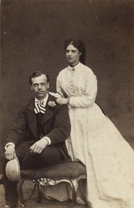 Grand-duc Alexandre Alexandrovitch de Russie et princesse Dagmar de Danemark, 1866