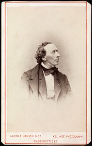 Portrait de Hans Christian Andersen - Georg Emil Hansen