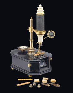 Microscope de type boîte composé, c.1775