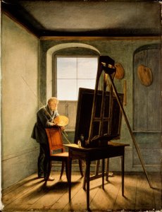 Caspar David Friedrich dans son atelier - Georg Friedrich Kersting