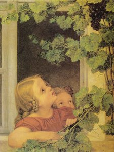 Enfants à la fenêtre - Georg Friedrich Kersting