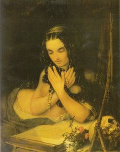 Allemand :  Marie Madeleine Pénitente Marie Madeleine - Georg Friedrich Kersting