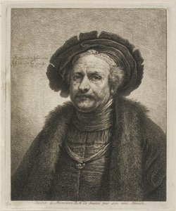 Portrait de Rembrandt - Georg Friedrich Schmidt