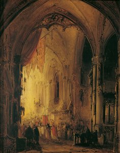 Procession dans une cathédrale