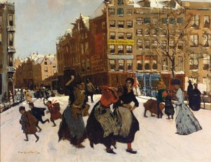 Hiver à Amsterdam - Georg Hendrik Breitner