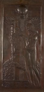 Nymphe et satyre