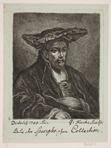 Un homme avec un béret - Georg Mathias Fuchs
