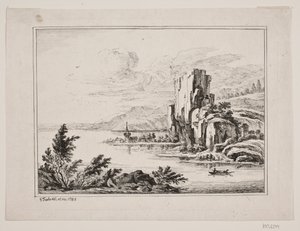 Paysage de montagne près d
