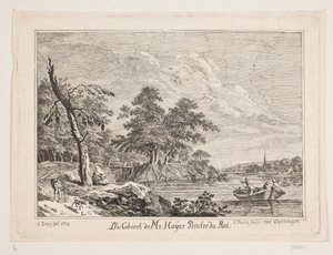 Paysage fluvial - Georg Mathias Fuchs