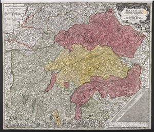 Carte de Bavière, c.1757