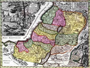La Terre Sainte (Palestine) - Georg Matthäus Seutter