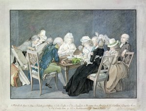 Soirée chez la duchesse Anna Amalia de Saxe-Weimar, vers 1795