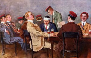 Burschenschaften - Boire de la bière et chanter, vers 1900