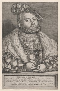 Portrait de Johann Friedrich le Magnanime, Électeur de Saxe, 1543