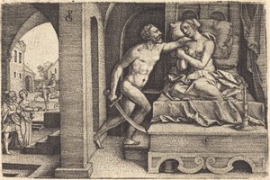 Tarquin et Lucrèce - Georg Pencz
