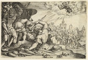 La conversion de Saint Paul - Georg Pencz