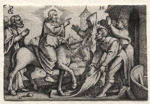 La Vie de Jésus-Christ : Christ entrant à Jérusalem, vers 1534-35