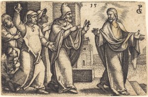 Les pharisiens veulent lapider le Christ